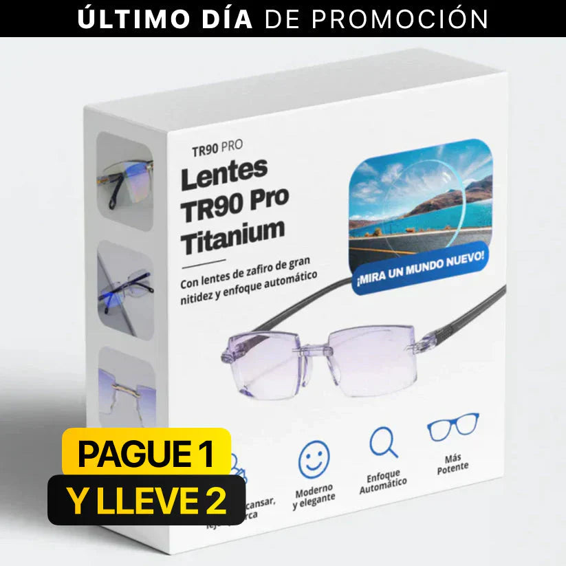 ¡PAGUE 1 Y LLEVE 2 SOLO HOY! - GAFAS INTELIGENTES TR90 TITANIUM PRO + ESTUCHE DE REGALO