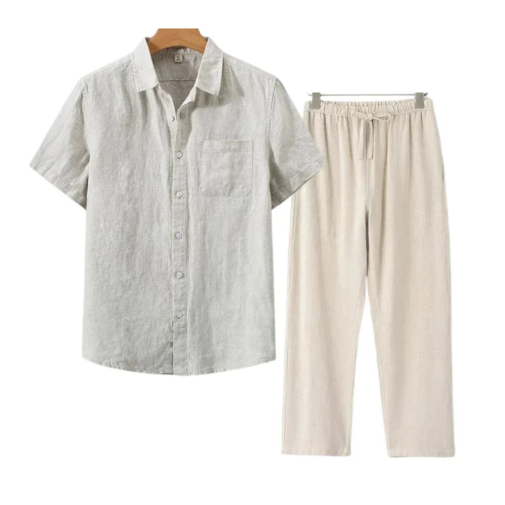 Old Money Linen Sets (Short Sleeve)