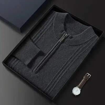 Half zip 100% cashmere