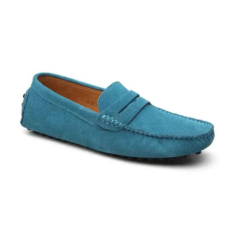 Suede Driver Loafers 