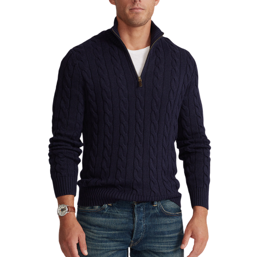 Verbier half zip sweater