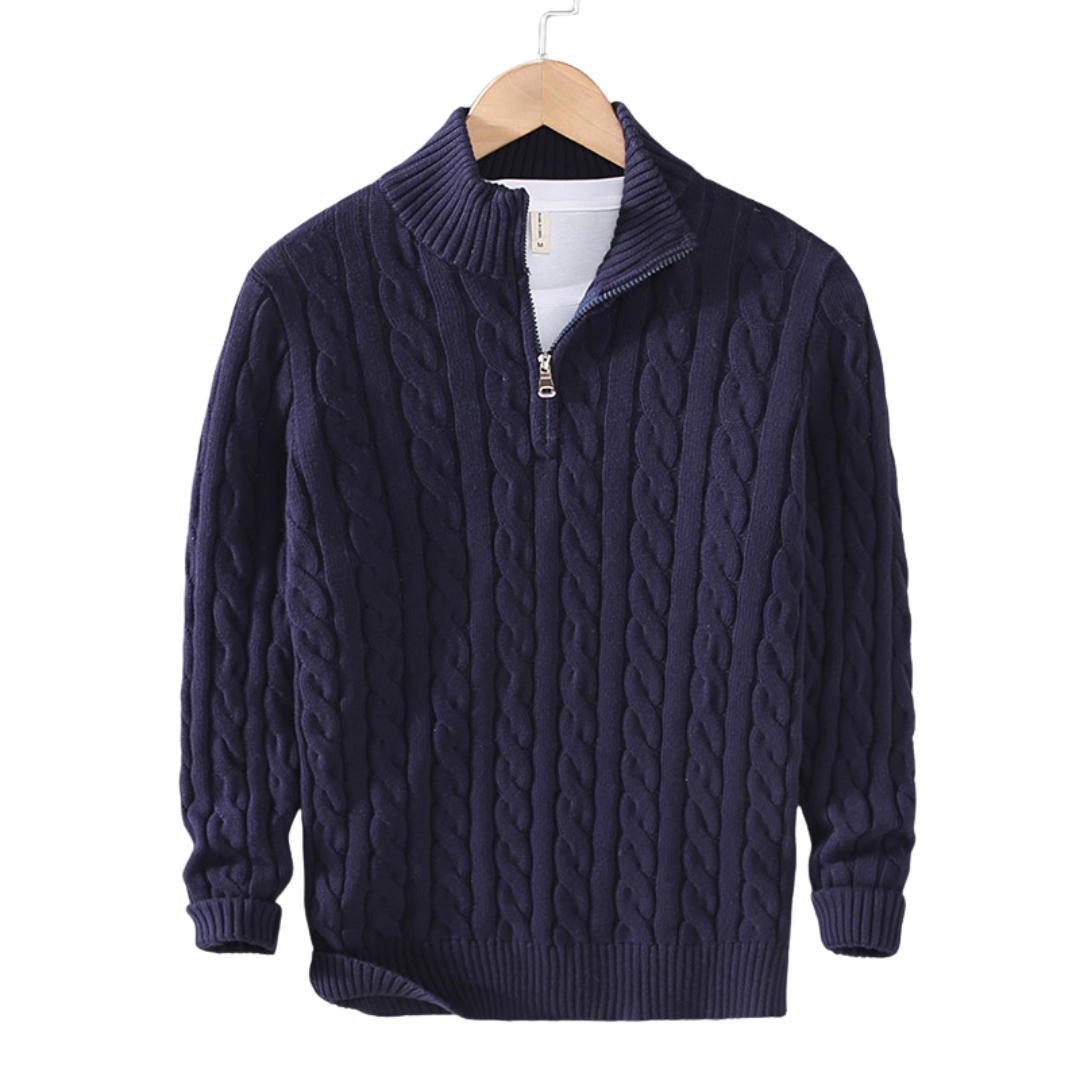 Verbier half zip sweater