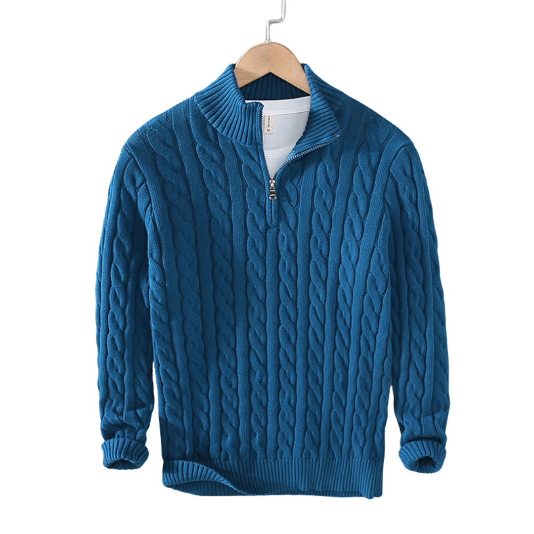 Verbier half zip sweater