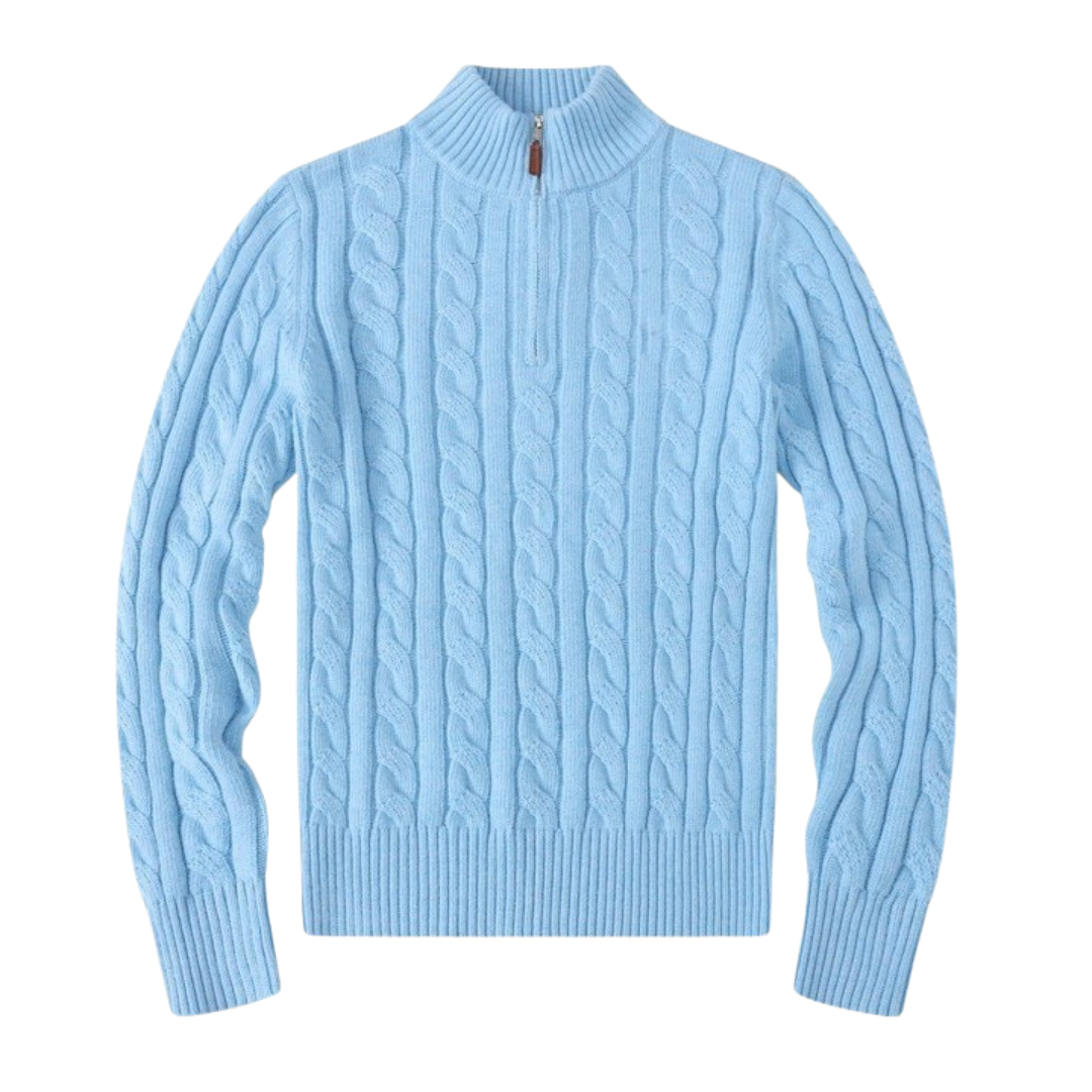 Verbier half zip sweater