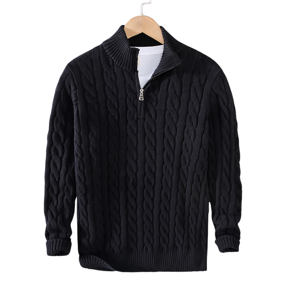 Verbier half zip sweater