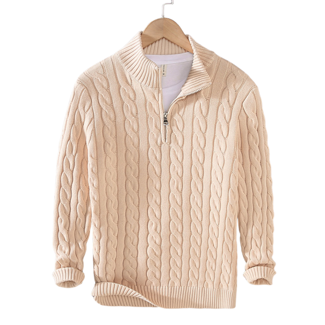 Verbier half zip sweater