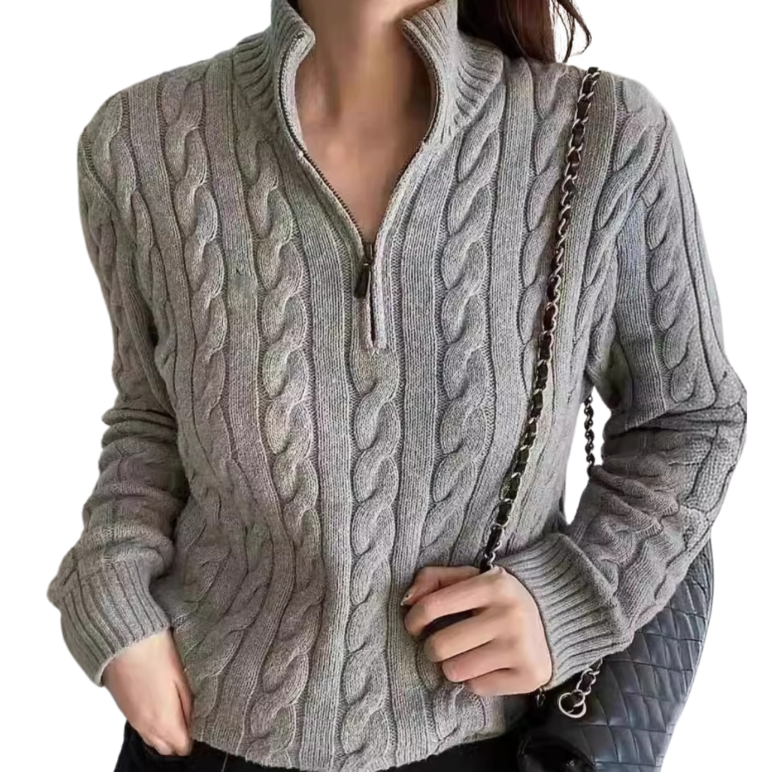 Verbier half zip sweater