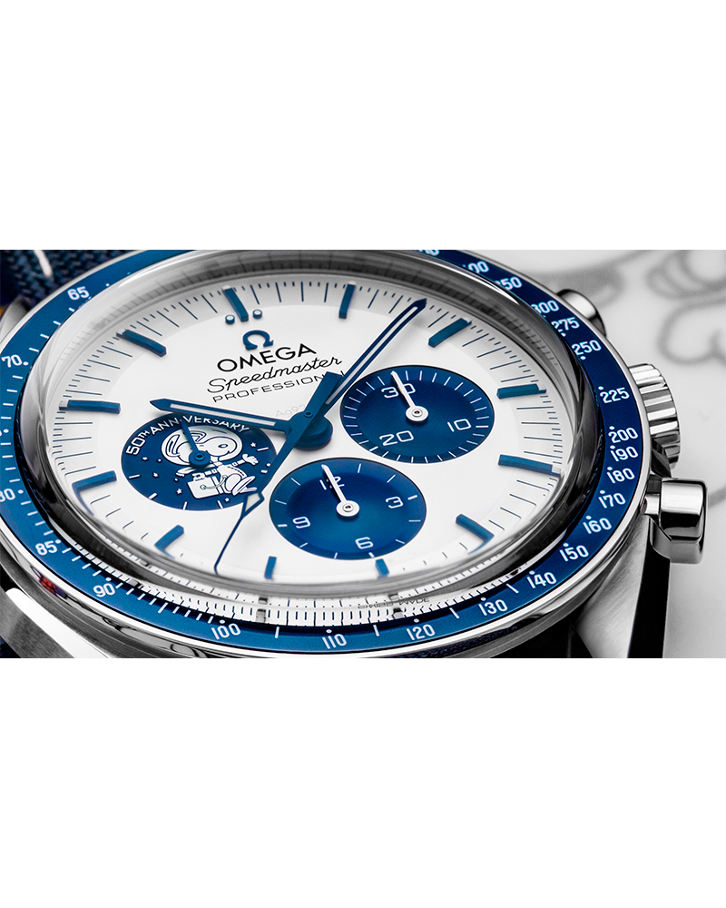 Speedmaster Anniversary Series (42 mm, acero con brazalete de tela de nailon recubierto) Viene con caja + certificado