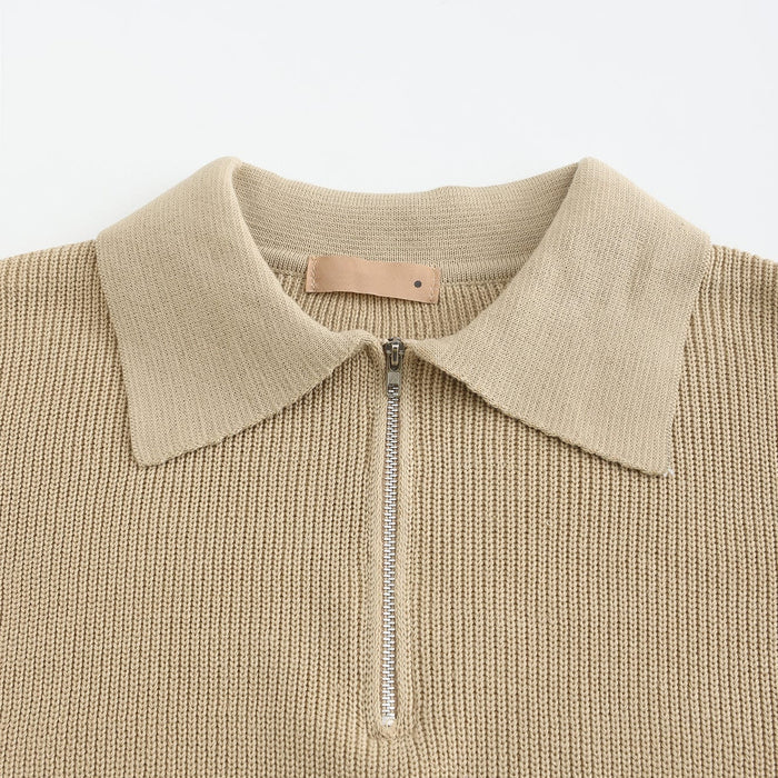 Cesare half zip sweater